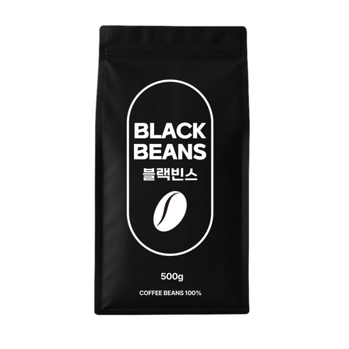 블랙빈스 니카라과 SHG 원두커피, 1개, 500g, 홀빈(분쇄안함)