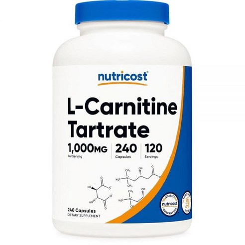 뉴트리코스트 L 카르니틴 타르트레이트 1000mg 캡슐 240정