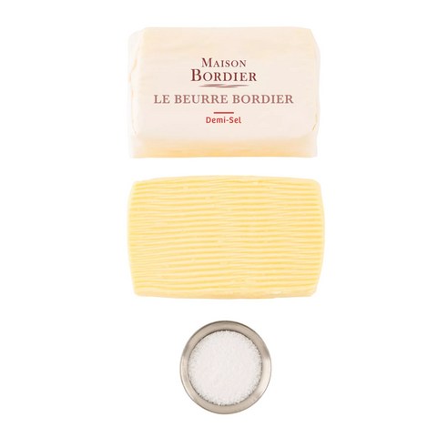 Le Beurre Bordier 보르디에 프랑스 가염 버터 묶음세트, 6개, 125g