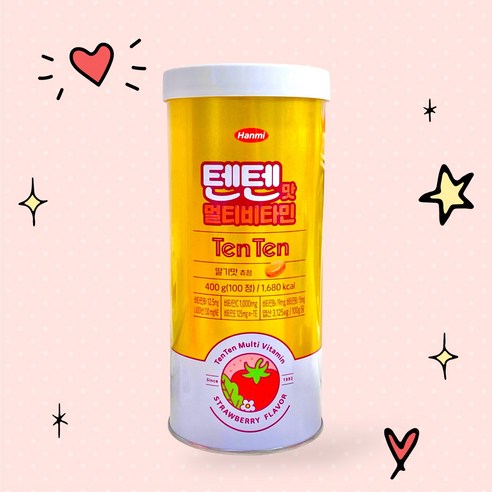 한미 텐텐맛 멀티비타민 100정, 1개, 100정
