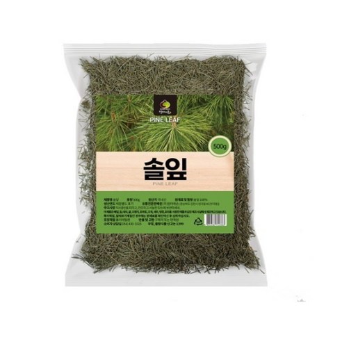 건강마음 국산 솔잎 소나무잎 송엽 물 차 건재, 500g, 1개
