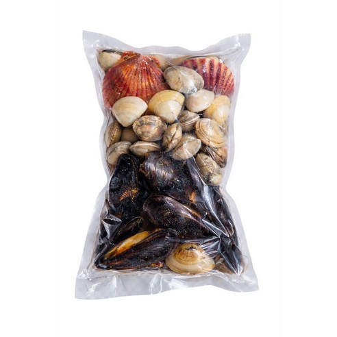 조개탕 홍합탕 해물모듬 700g 홍합 홍가리비 바지락 백합조개 업소용 캠핑 술안주 간편식