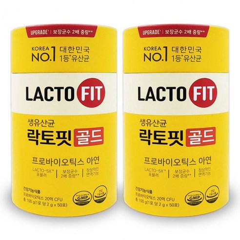 락토핏 생유산균 골드 2g x 50포, 100g, 1개