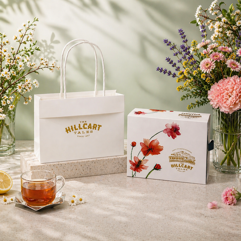 [GIFT SET]힐카트 테일즈 트로브 6모슬린 티백 허브차 Hillcart Tales, 1개, 6개입, 2.25g
