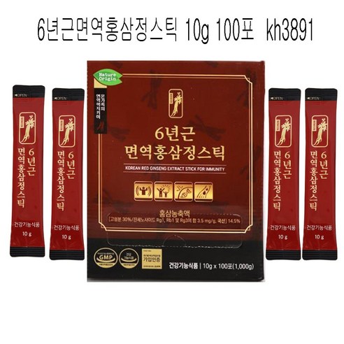 네이처오리진 6년근 면역 홍삼정스틱 100p