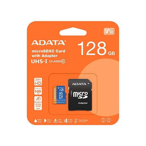 ADATA Premier microSDXC/SDHC UHS-I CLASS10 128GB 1개, 1개, 128GB