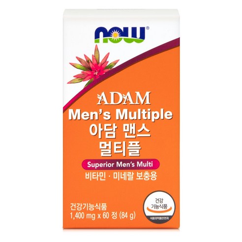 나우푸드 아담 맨스 멀티비타민 60정 2개월분, 60정, 1개