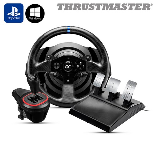 트러스트마스터 T300RS GT 레이싱휠, TH8S 쉬프터 패키지(PS5,PS4,PC용)