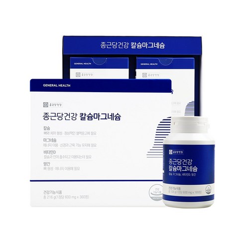종근당건강 칼슘마그네슘, 180정, 2개