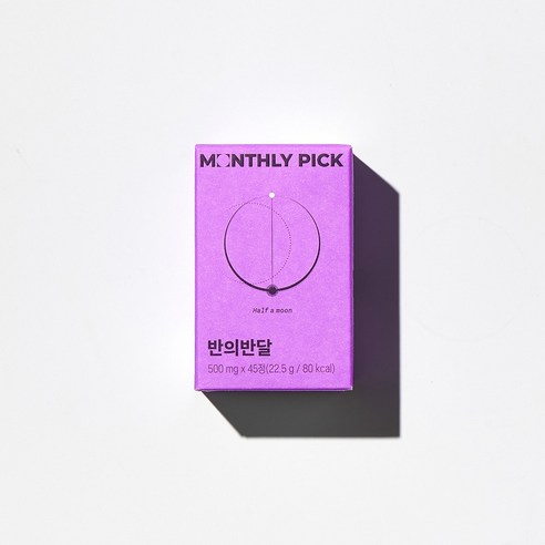먼슬리픽 반의반달 소화 분해 브로멜라인 파인애플 파파인 칼륨 붓기, 4박스, 15회분
