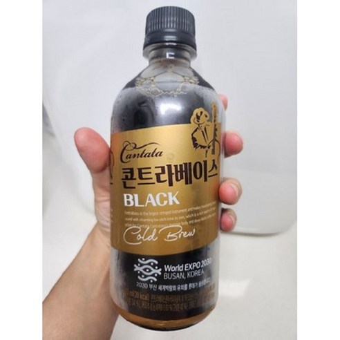 칸타타 콘트라베이스 콜드브루 블랙, 500ml, 3개