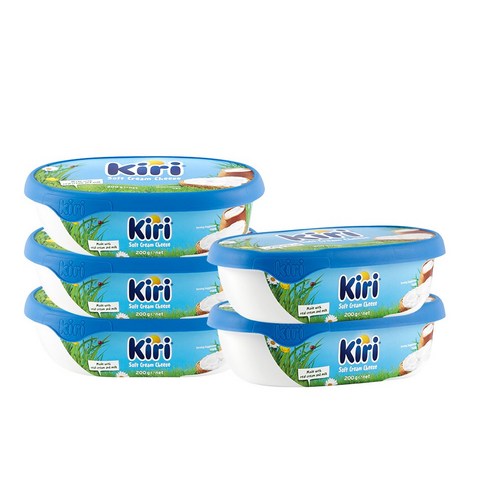 끼리 크림치즈 스프레드 200g 플레인 5개, 5개, 200g