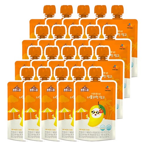 CJ 튼튼스쿨 너를위한 망고, 20개, 100ml