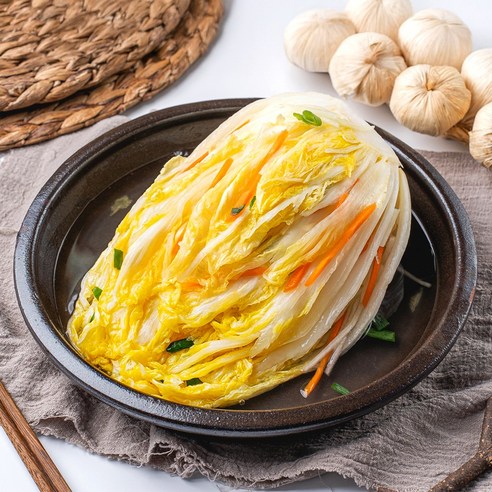 100% 국내산 백김치 무조미료 전라도 맛있는 포기백김치 아기김치, 1개, 10kg