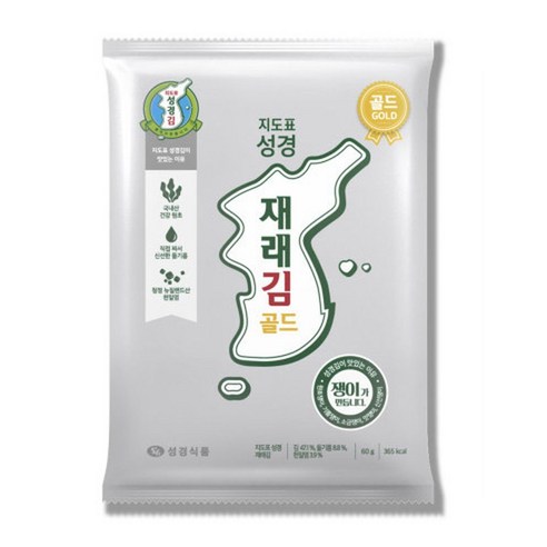 성경김 재래 전장김 골드 60g x 10개