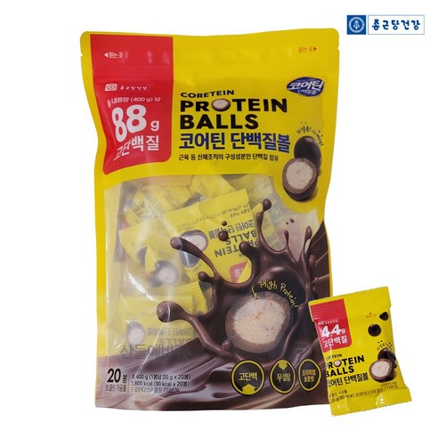 종근당 코어틴 프로틴 볼 20g x 20PK