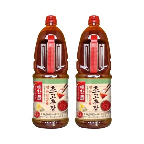 CJ 해찬들 새콤달콤 초고추장 2.3KG, 2.3kg, 2개