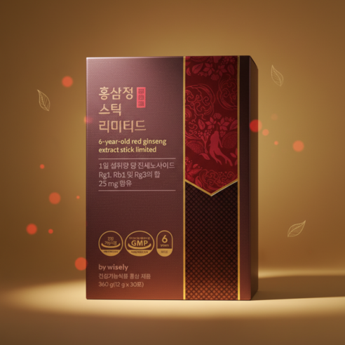 리미티드 선물세트 홍삼정 스틱 진세노사이트 25mg