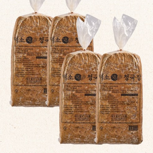 덕소할머니 청국장 4kg x 4개 식자재/대용량, 4kg, 4개