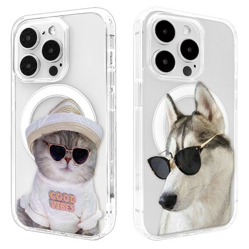 (셀론스타) CX31,CX41 패셔니펫 커플 케이스 맥세이프 마그네틱 아이폰 갤럭시 플립 방탄 케이스