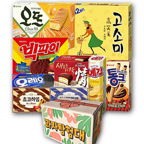 과자탐험대) 사무실 실속 스낵 과자 세트, 1세트, 9종 C세트
