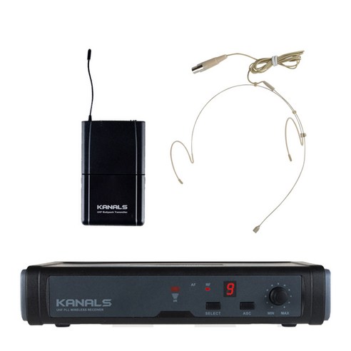 카날스 살색 헤드셋 무선마이크 BK-7001N 아이보리, BK-7001N