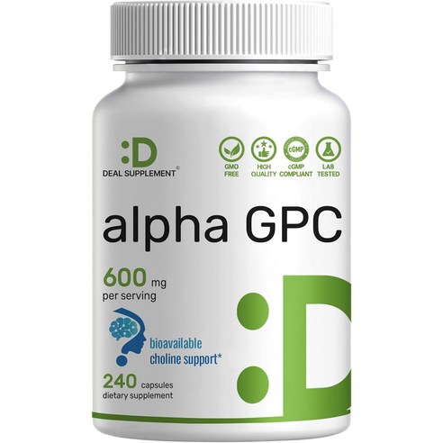 딜 서플리먼트 알파 GPC 300mg 캡슐 240개