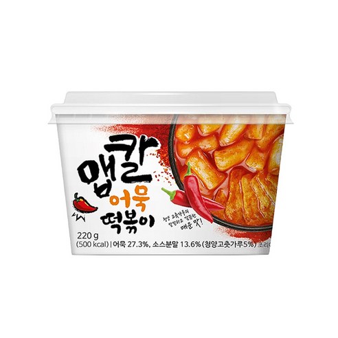 맵칼어묵떡볶이 컵용기 220g x 3개