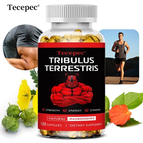 남성용 남가새추출물 캡슐 - 초강력 6700mg - 에너지, 지구력, 자연에너지 향상, non-GMO