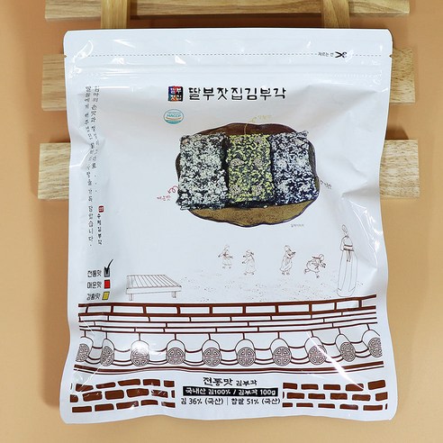 딸부잣집 강황맛 김부각 100g