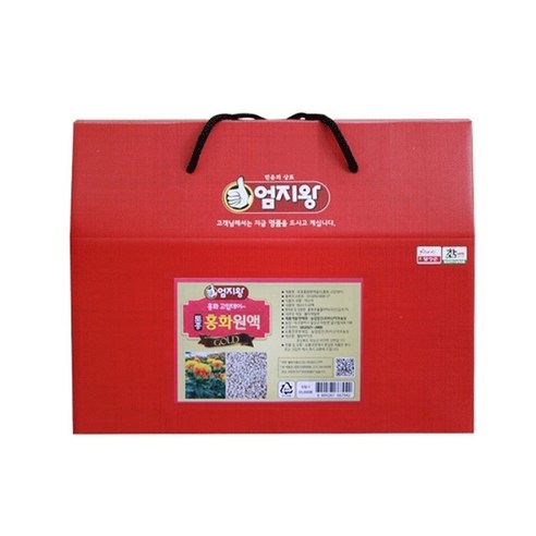 (주)미산약초농장 엄지왕 토종홍화원액 1박스(80ml 30포)(15일분)