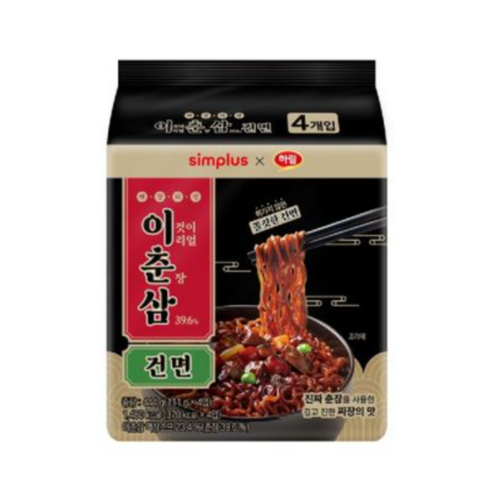 진짜 춘장을 사용한 이춘삼 짜장 건면 111g