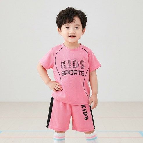 몽실이 키즈반팔 스포츠트레이닝 아동 운동복 세트 유아 트레이닝복 키즈 스포츠웨어 반팔 상하세트 여름 운동복 키즈 활동복 어린이 체육복