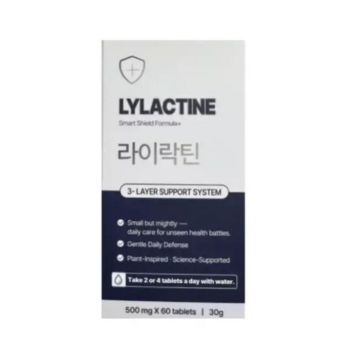 라이락틴 LYLACTINE 500mg 60정 1박스