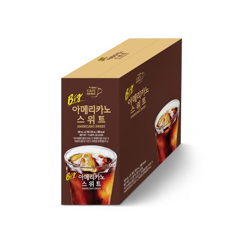 [카페모어] 빅 스위트 아메리카노 (340ml ) 맛과향이좋은