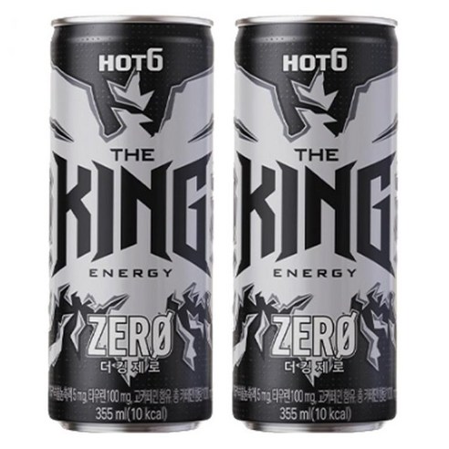 롯데 핫식스 더킹 제로, 12개입, 355ml