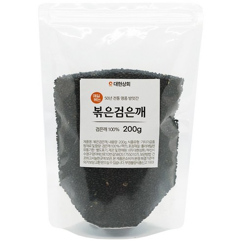 50년전통대현상회 국산 볶은 검은깨