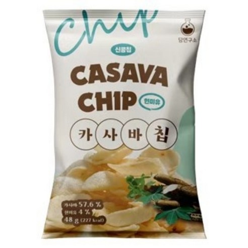 카사바칩48g 간식 과자, 2개, 48g