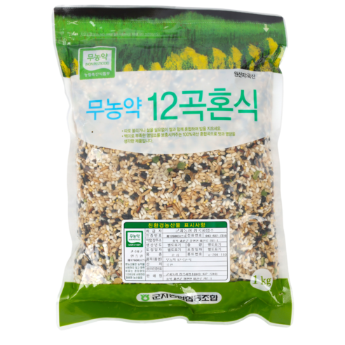 군자농협 국산  무농약 혼합12곡