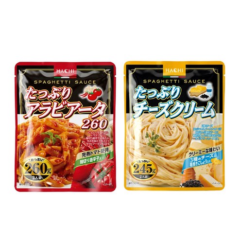 하치 리치 (치즈크림+아라비아따 파스타소스) 245g, 2개, 245g