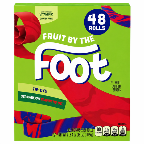 굿픽샵 코스트코 Fruit by the Foot 후르츠바이더풋 대용량 과일젤리 간식+고급수입사탕증정, 1개, 1.02kg