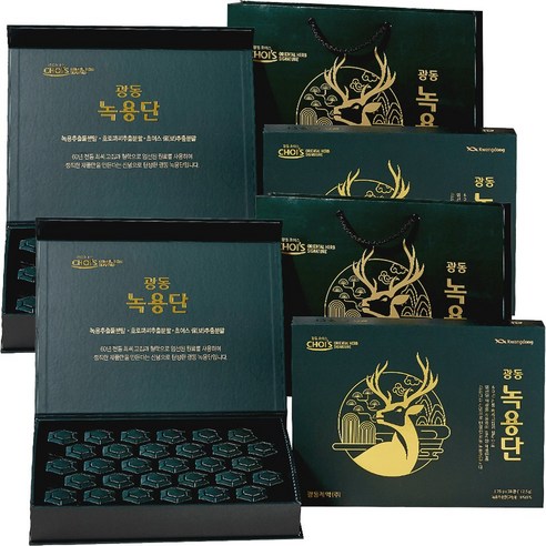 광동제약 녹용단 30환 + 쇼핑백, 112.5g, 2세트