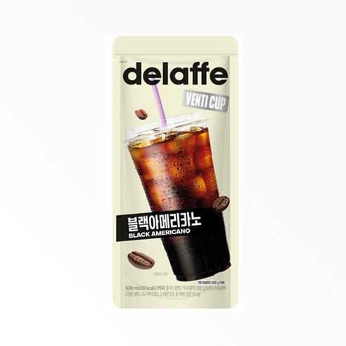 델라페 블랙아메리카노 파우치 500ml x 8개