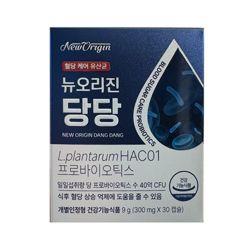 유한건강생활 뉴오리진 당당 혈당 케어 유산균