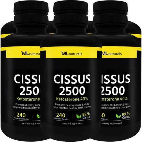 마이라이프 내추럴스 시서스 2500mg, 6개, 240정