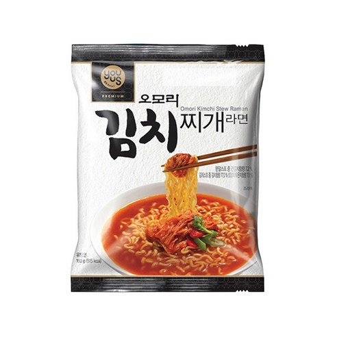 오모리 김치찌개라면 봉지