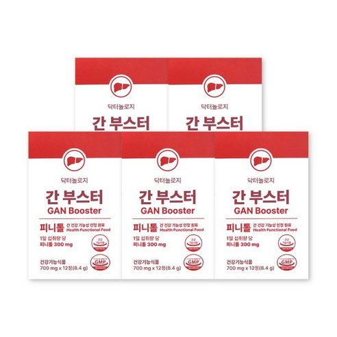 닥터놀로지 간부스터 피니톨 밀크씨슬 700mg X 12정 5박스 533967