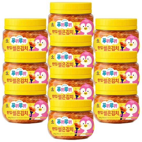 푸키루키 한입 썰은김치, 10개, 270g