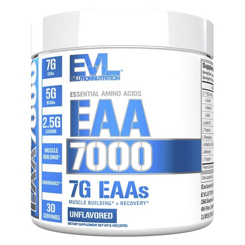EVLUTIONNUTRITION EAA 7000 필수아미노산 무맛