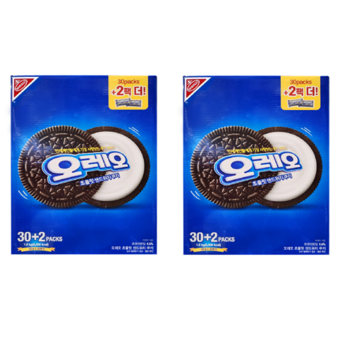 동서 오레오 화이트 샌드위치 쿠키, 1.6kg, 2개